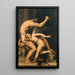 La punizione d'Amore - Lambert Lombard — quadro incorniciato alla parete