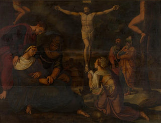 Calvario - Lambert van Noort — vista dell’opera