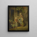 Donna che vende verdure - Lambertus Johannes Hansen — quadro incorniciato alla parete