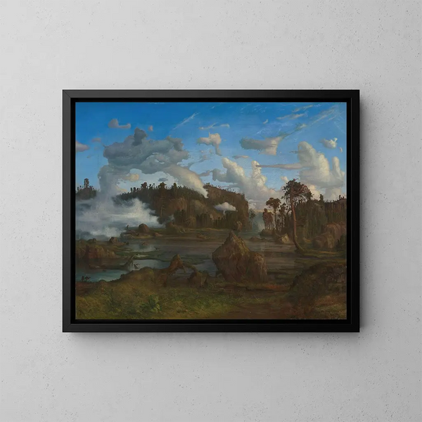 Le Tarn - Lars Hertervig — quadro incorniciato alla parete