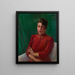 Ritratto di una dama - Laura Wheeler Waring — quadro incorniciato alla parete