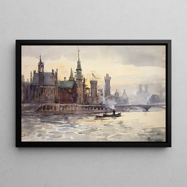 Esposizione del 1900, padiglioni stranieri - Laure Brouardel — quadro incorniciato alla parete