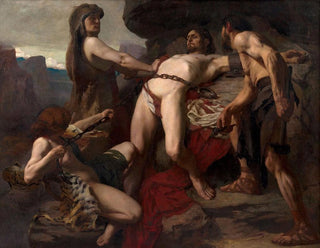 Laurent JacquotDefrance - Vulcan chains Prometheus to the peaks of the Caucasus.webp