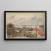 Vista di Roskilde verso il fiordo - Laurits Andersen Ring — quadro incorniciato alla parete