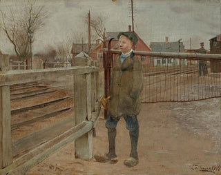 In attesa del treno - Laurits Andersen Ring — vista dell’opera
