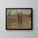 In attesa del treno - Laurits Andersen Ring — quadro incorniciato alla parete
