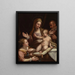 La Sacra Famiglia con Santa Caterina d'Alessandria - Lavinia Fontana — quadro incorniciato alla parete