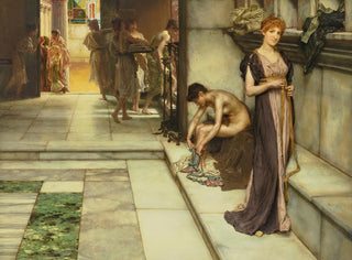 Un apodytère - Lawrence Alma-Tadema — vista dell’opera