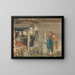 Frédégonde al capezzale di Prétextat - Lawrence Alma-Tadema — quadro incorniciato alla parete