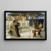 Saffo e Alcée - Lawrence Alma-Tadema — quadro incorniciato alla parete