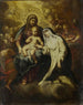 Il matrimonio mistico di Santa Rosa da Lima - Lazzaro Baldi — vista dell’opera