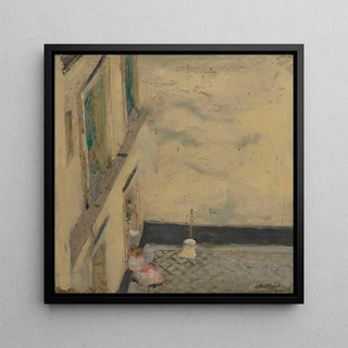 La scopa nel cortile 346 rue Saint-Honoré - Édouard Vuillard