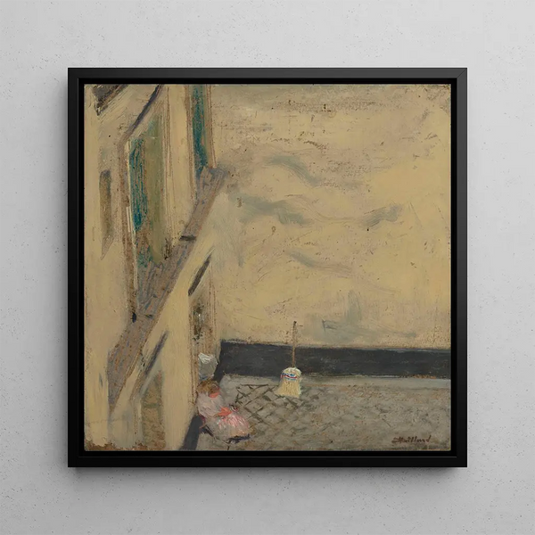 Quadro Le Balai dans la cour 346 rue Saint-Honoré - Édouard Vuillard | Stampa d'arte