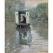Riproduzione del dipinto Le Bateau-Atelier - Claude Monet