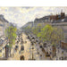 Riproduzione del dipinto Le Boulevard de Montmartre, Matinée de Printemps - Camille Pissarro