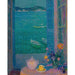 Riproduzione del dipinto Il bouquet alla finestra, Villefranche-sur-Mer - Henri Le Sidaner