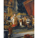 Riproduzione del dipinto Il Cardinale Richelieu che dice la Messa nella Cappella del Palais Royal - Eugène Delacroix