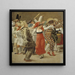 Le Carnaval à Rome, frammento - Christoffer Wilhelm Eckersberg — quadro incorniciato alla parete