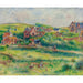 Riproduzione del dipinto Le Châlet De Blanche Pierson À Pourville - Pierre-Auguste Renoir
