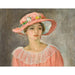 Riproduzione del dipinto Le Chapeau Rose - Henri Lebasque