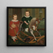 Il cavallo di legno - Robert Peckham — quadro incorniciato alla parete