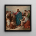 Il Cristo in mezzo ai bambini - Charles Henri Hilaire Michel — quadro incorniciato alla parete