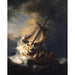 Riproduzione del dipinto Il Cristo nella tempesta sul mare di Galilea - Rembrandt