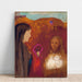 Riproduzione del dipinto Il Cristo e la Samaritana (Il mazzo di fiori bianchi) - Odilon Redon