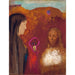 Riproduzione del dipinto Il Cristo e la Samaritana (Il mazzo di fiori bianchi) - Odilon Redon