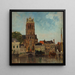 Le Clocher de l'Église de Dordrecht - Carl Sknberg — quadro incorniciato alla parete