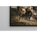 Riproduzione del dipinto Il Combattimento del Giaour e di Hassan - Eugène Delacroix