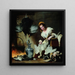 Il Cuoco - Bernardo Strozzi — quadro incorniciato alla parete