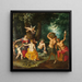 Il banchetto di Bacco - Jan Brueghel il Giovane — quadro incorniciato alla parete