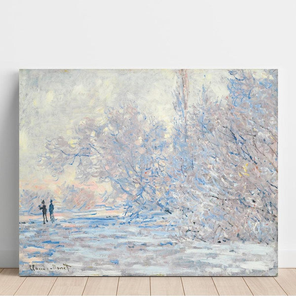 Riproduzione del dipinto Le Givre à Giverny - Claude Monet