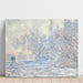 Riproduzione del dipinto Le Givre à Giverny - Claude Monet