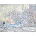 Riproduzione del dipinto Le Givre à Giverny - Claude Monet