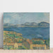 Riproduzione del dipinto Il Golfo di Marsiglia visto da l'Estaque - Paul Cézanne