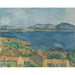 Riproduzione del dipinto Il Golfo di Marsiglia visto da l'Estaque - Paul Cézanne