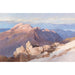 Riproduzione del dipinto Le Hoher Göll depuis le Watzmann-Hocheck - Edward Theodore Compton