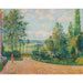 Riproduzione del dipinto Il Giardino di Octave Mirbeau, la Terrazza, Les Damps - Camille Pissarro