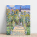Riproduzione del dipinto Il Giardino di Monet a Vétheuil - Claude Monet
