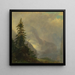 Le Koenigsee vicino a Berchtesgaden in Baviera - Frederic Edwin Church — quadro incorniciato alla parete