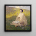Le Livre Ouvert - Julian Alden Weir — quadro incorniciato alla parete