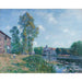 Riproduzione del dipinto Le Loing à Moret, en Été - Alfred Sisley