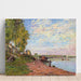 Riproduzione del dipinto Le Loing à Saint-Mammès (1883) - Alfred Sisley