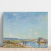 Riproduzione del dipinto Le Loing à Saint-Mammès (1884) - Alfred Sisley