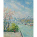 Riproduzione del dipinto Le Louvre, Mattino, Primavera - Camille Pissarro