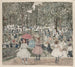 Le Mall, Central Park - Maurice Prendergast — vista dell’opera