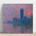 Riproduzione del dipinto Il Parlamento, tramonto - Claude Monet