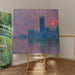 Riproduzione del dipinto Il Parlamento, tramonto - Claude Monet